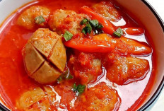Bakso Kuah Merah Sajian Menggoda untuk Mengganjal Perut Lapar