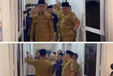 Dirut Tirta Raja Dampingi Bupati OKU Tinjau SRMA 45 OKU