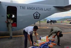 TNI AL Kirim Bantuan Udara dan Laut