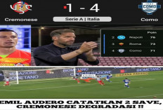 Hasil Cremonese Vs Como 1-4: Como Lolos ke Liga Champions, Emil Audero Terdegradasi