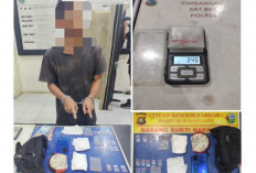 Tidur dengan Tas Pinggang Berisi 15 Paket Sabu, Pengedar di Sungai Keruh Muba Dibekuk Polisi
