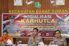 Cegah Karhutla Sejak Dini, Kapolres Muba Tekankan Peran Aktif Kepala Desa