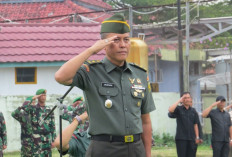 Kasdim 0402/OKI Bertindak Sebagai Irup Pada Upacara Bendera