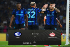Hasil Inter Milan vs Olympiakos: Dimarco dan Thuram Antar Nerazzurri Menang 2-0