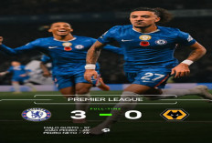Hasil Liga Premier Inggris: Chelsea Dominan, Hancurkan Wolves 3-0 