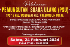 Temukan Kecurangan, KPU Kota Prabumulih Gelar PSU di TPS 18 Kelurahan Wonosari