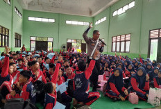 Ajak Pelajar Jadi Pelopor Tertib Lalu Lintas, Satlantas Polres Lubuklinggau Sambangi MTs Negeri 1