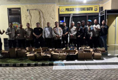 Razia Miras di Acara Orkes, Polsek Tanjung Batu Sita 20 Kardus Miras