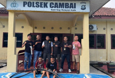 Tertangkap Basah Mencuri Kabel, Dua Warga Desa Alai Nginap di Hotel Prodeo Polsek Cambai