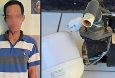 Polsek Indralaya Ringkus Pencuri Pompa Air dan Lampu Balai Desa Talang Aur Pelakunya Bikin Geleng Kepala