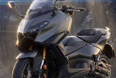 Skuter Sultan Naik Kelas! Yamaha TMAX TECH MAX 2026 Hadir Lebih Agresif dan Canggih