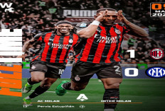 Hasil Liga Serie A: AC Milan Tumbangkan Inter 1-0 di Derby Milan