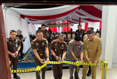 Kajati Sumsel Resmikan Gedung Aula Pelayanan Hukum dan Sarana Olahraga Kejari OKU Timur
