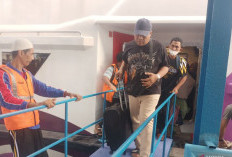711 Pemudik Berangkat dari Pelabuhan Boom Baru ke Bangka Saat Arus Balik Lebaran