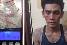 Resahkan Warga, Seorang Pengedar Bertato di Prabumulih Ditangkap Satresnarkoba