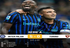 Hasil Inter Milan vs Torino 5-0: Debut Cristian Chivu Sempurna