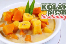 Resep Kolak Pisang dan Labu Kuning 2 Bahan, Praktis, Lezat, dan Cocok untuk Keluarga