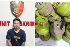 Tampung Puluhan Tabung Elpiji Curian, Warga Jalan Jend Sudirman Diciduk Polisi 