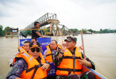 Pj Bupati Muba Desak Perusahaan Bertanggungjawab atas Runtuhnya Jembatan P.6 Lalan !