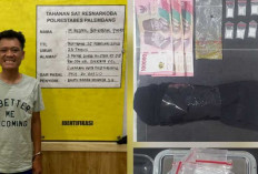 Sabu 10 Paket Ditemukan di Saku Celana, Pengedar di Sukarami Palembang Dibekuk Unit 8