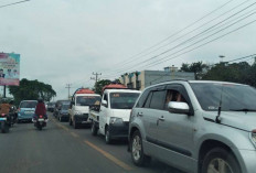 Arus Lalu Lintas Banyuasin-Palembang Mulai Ramai  