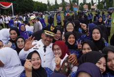Rangkaian Upacara HUT RI di OKI Tertib dan Khidmat Wakil Bupati Mengaku Bangga