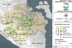 Ini Wilayah Tanpa Hujan hingga 9 Hari di Sumatera Selatan