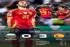 Hasil Spanyol vs Bulgaria vs Spanyol 3 - 0 : La Roja Tampil Dominan 