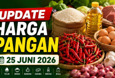 Update Harga Pangan 25 Juni 2026: Cabai Rawit Merah Tembus Rp70.400, Telur Ayam Ras Rp29.750 per Kilogram