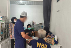 Rutan Baturaja Periksa Kesehatan Warga Binaan Lansia