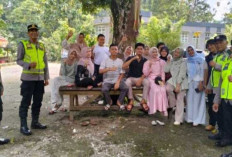 Personel Polres OKU Perketat Pengamanan di Goa Putri