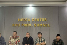 KPU Sumsel Tetapkan 3 Paslon Maju pada Pilkada 2024