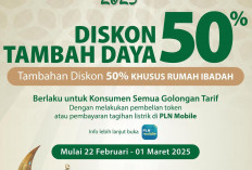 Promo Ramadan dari PLN : Diskon Tambah Daya 50 Persen + 50 Persen