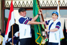 Bawa Semangat Juara, Gubernur Herman Deru Optimistis Sumsel Tembus Tiga Besar FORNAS VIII 2025
