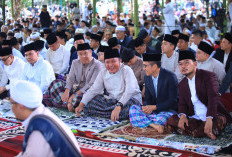 Salat Idulfitri di Palembang, Herman Deru Tekankan Kebersamaan