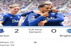 Everton Menang 2-0 di Hill Dickinson Stadium