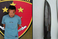 Pria Bawa Pisau Tanpa Izin Diamankan Polisi di Indralaya, Ternyata Residivis