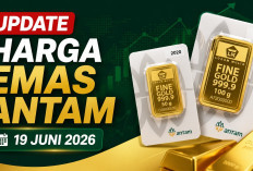 Cek Harga Emas Antam Hari Ini, 19 Juni 2026: Kembali Turun Rp30.000, Kini Dijual Rp2,673 Juta per Gram