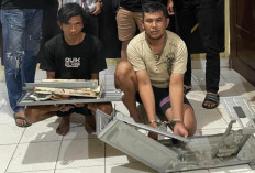 Dua Pelaku Pembobol Kantor Prabumulih Pos Ditangkap Tim Sunyi Senyap Polsek Prabumulih Barat