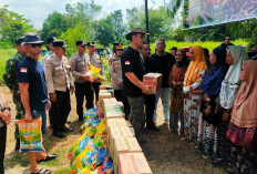Peringati Hari Bhayangkara ke-80, Polres Prabumulih Salurkan Ratusan Paket Bansos Melalui Baksos On The Road