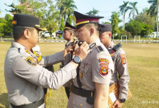 Kapolres Pimpin Serah Terima Jabatan Kapolsek Muara Kuang 