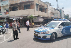 Satgas Kamseltibcarlantas Gelar Patroli di Kota Muara Enim