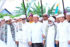 Gubernur Sumsel Hadiri Ziarah Kubra Ulama Palembang, Ribuan Jamaah Padati Rute Ziarah