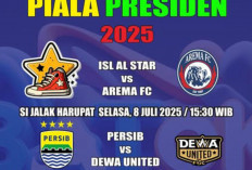 Jadwal Piala Presiden 2025 : Persib Vs Dewa United, Arema Debut di Grup A