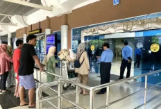 Penumpang di Bandara SMB II Naik 27,1 Persen