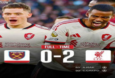 Hasil Liga Premier Inggris: Liverpool Akhiri Tren Negatif, Bekuk West Ham 2-0 