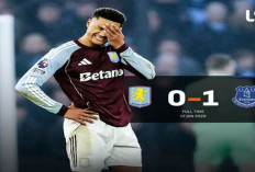 Hasil Aston Villa vs Everton: Aston Villa Keok 0-1 dari Everton pada Pekan ke-22 