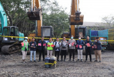 Tambang Ilegal di Muara Enim Digerebek,  4 Ekskavator dan 5 Truk Disita, 11 Pelaku Diamankan
