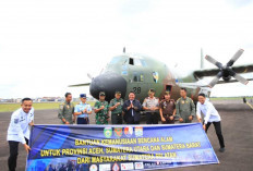 Pemprov Sumsel Kirim 15 Ton Bantuan ke Sumbar dengan Hercules, Herman Deru: Wujud Solidaritas Tanpa Batas
