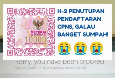 Masyarakat Keluhkan Website Pembelian E-Meterai Seleksi CPNS 2024 Error !